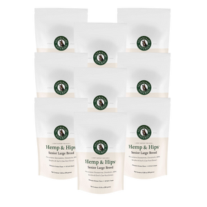 Hemp & Hips Senior Large Breed 9 Pack