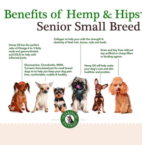 Hemp & Hips – Senior Small Breed 3 Pack